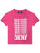 T-shirt com Logo - Rosa