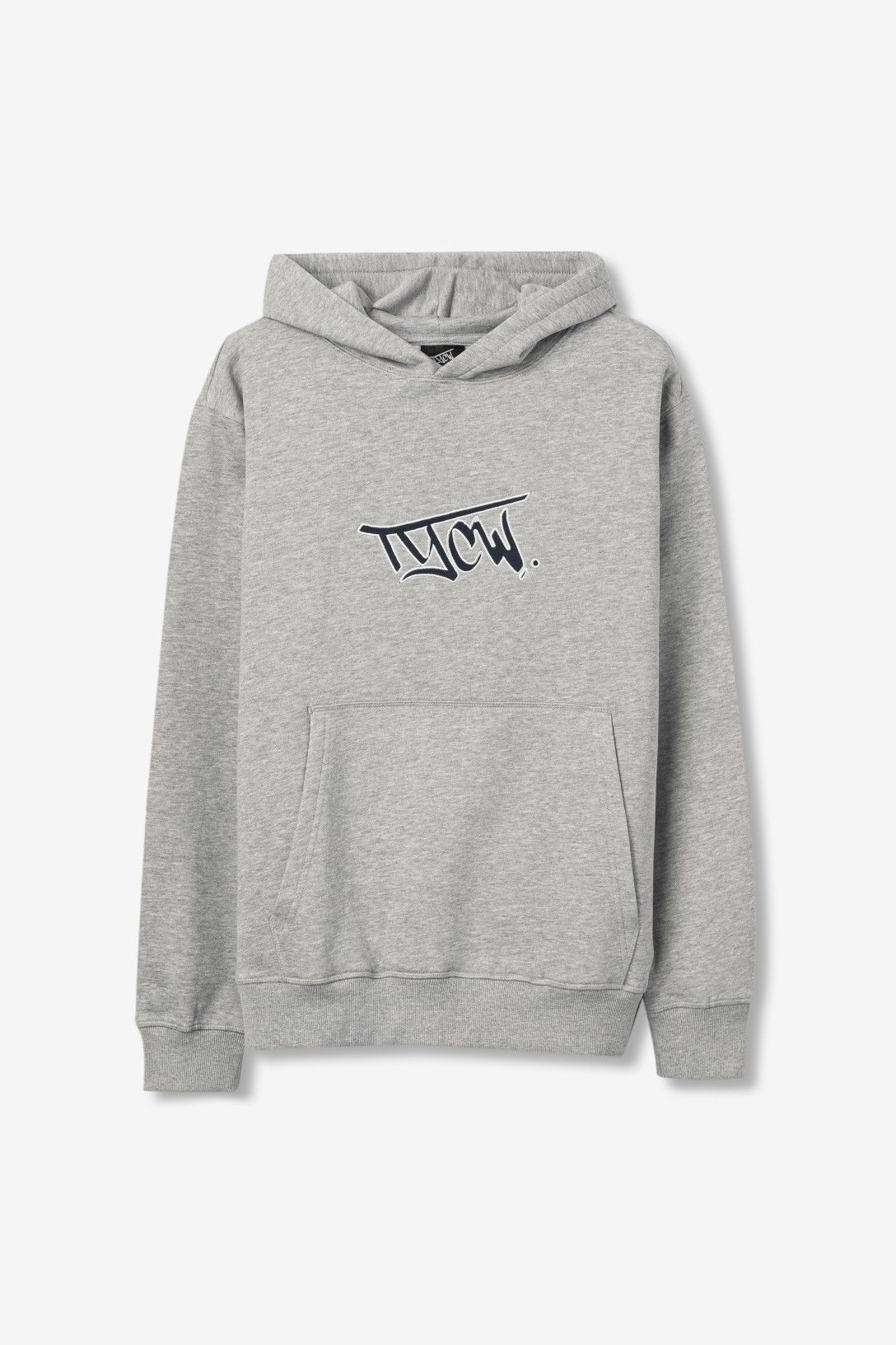 Hoodie Bordada - Cinza