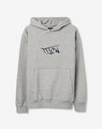Hoodie Bordada - Cinza