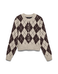 Cardigan de Malha - Castanho