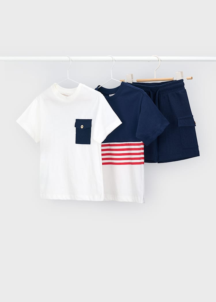 Conjunto de 3 Peças - Marinho