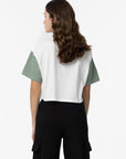 T-shirt Crop Top - Verde água