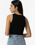 Top de Malha Cut Out - Preto