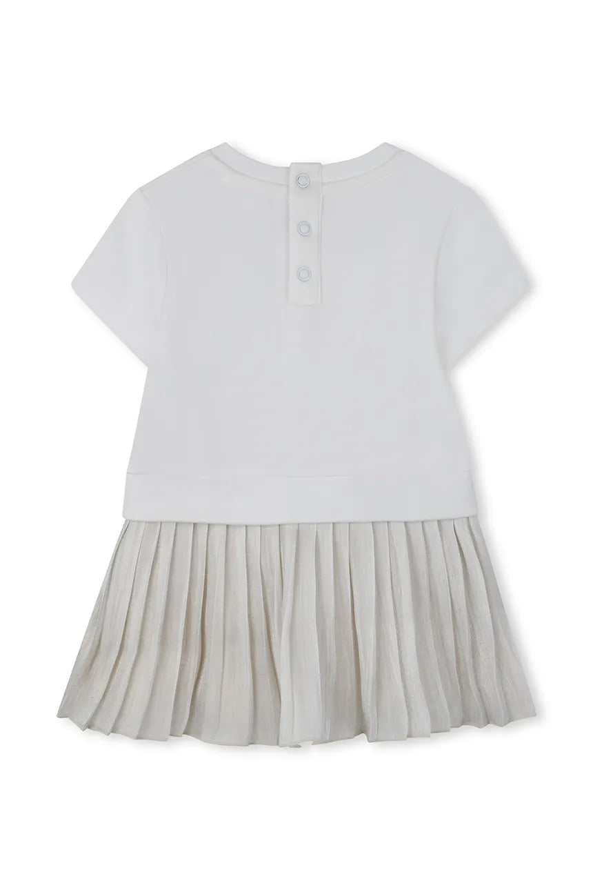 Vestido Combinado - Branco