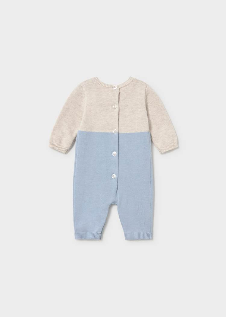 Babygrow de Malha - Azul Claro