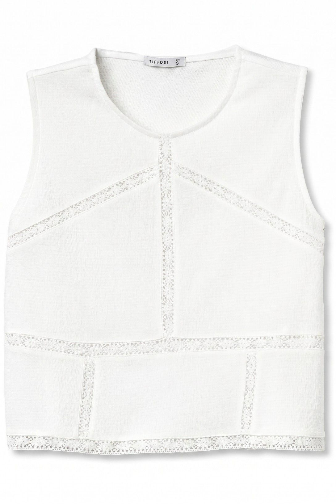 Top com Pormenor - Branco