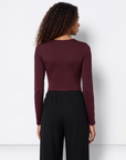 Body de Manga Comprida - Bordo
