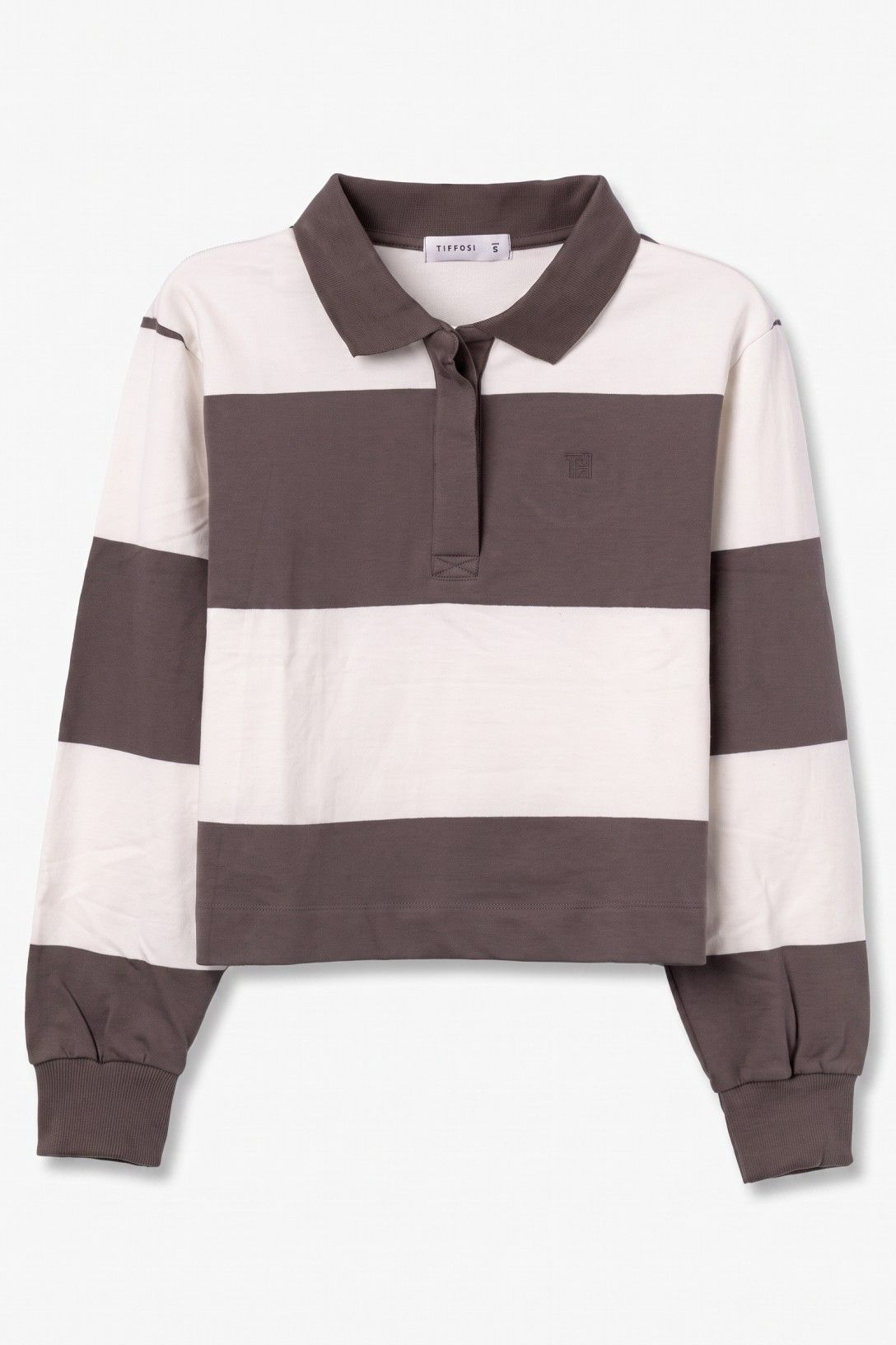 Polo de Manga Comprida - Cinza