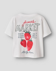 T-shirt com Estampado Traseiro - Branco