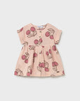 Vestido Estampado - Rosa