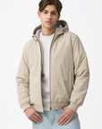 Blusão com Capuz - Bege