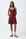 Vestido Curto - Bordo