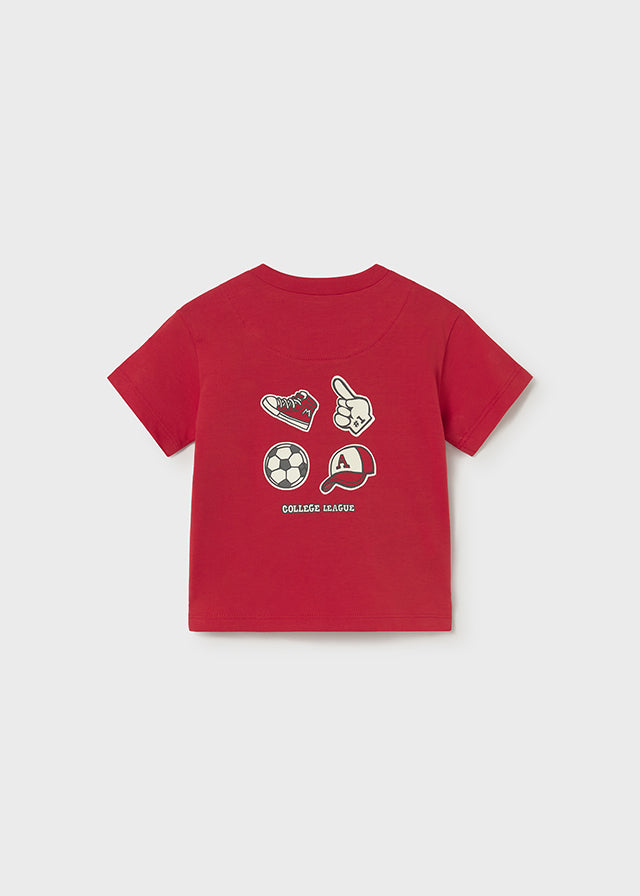 T-shirt Estampada - Vermelho