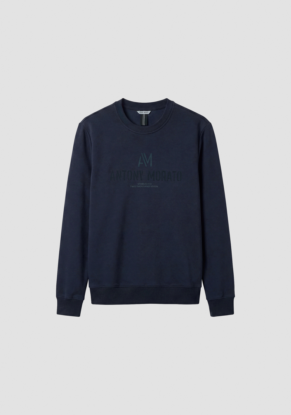 Sweat com Relevo - Marinho