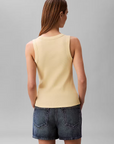 Top Canelado - Amarelo