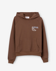 Hoodie com Estampado Traseiro - Castanho
