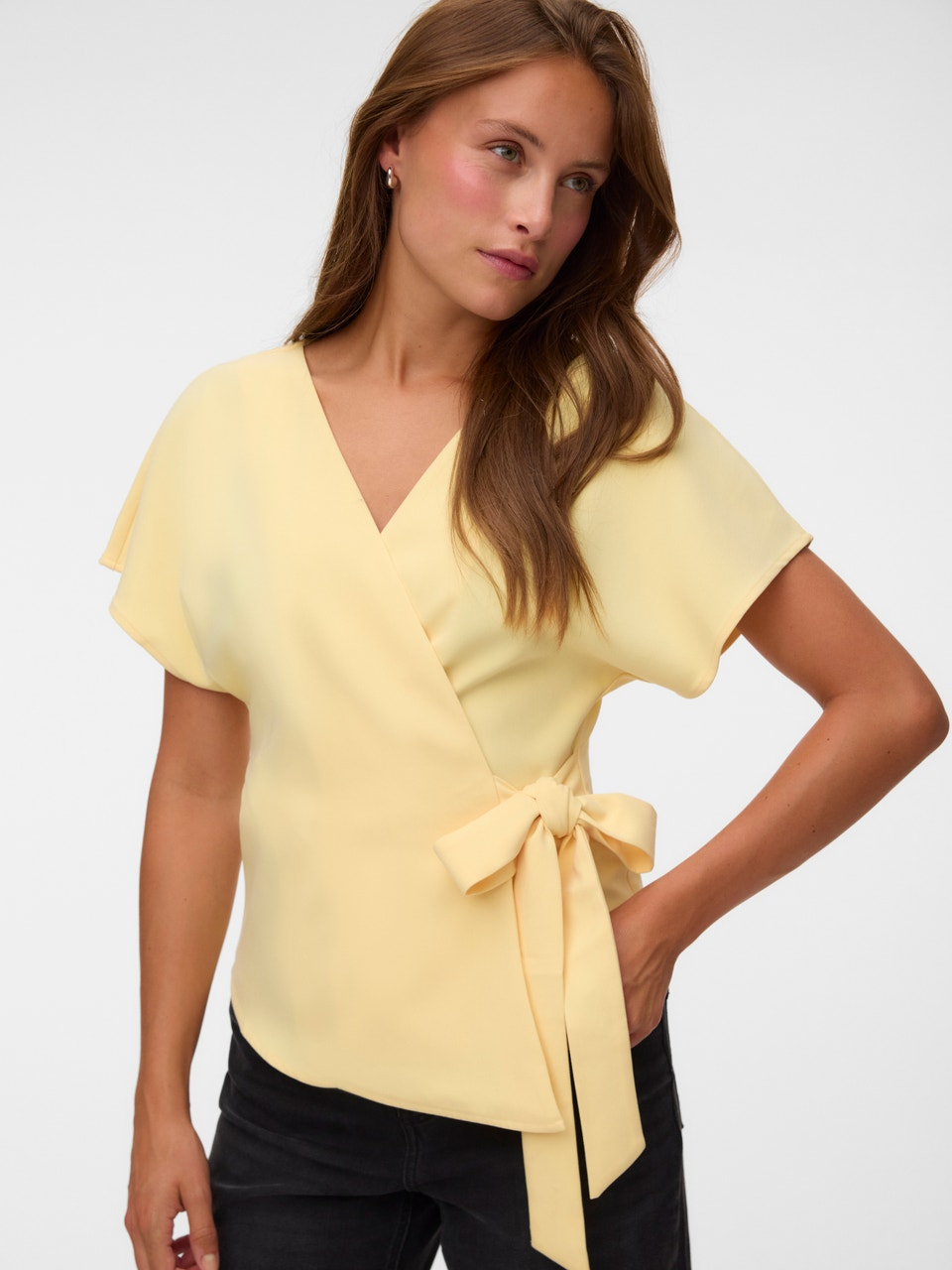 Top Assimétrico - Amarelo