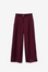 Calças Wide Leg - Bordo
