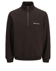 Sweat com Fecho - Castanho