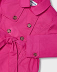 Gabardine com Cinto - Fuschia