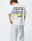 T-shirt com Estampado Traseiro - Branco