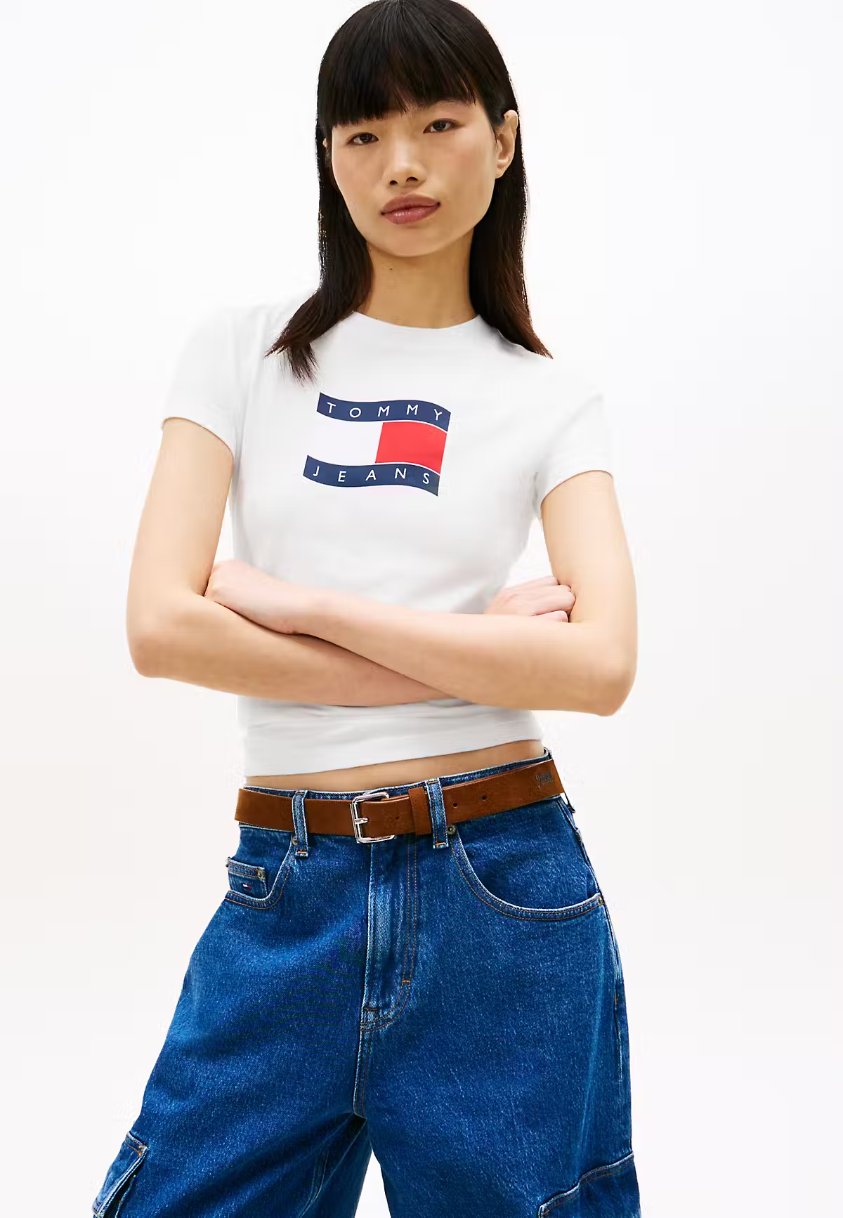 T-shirt com Logo - Branco