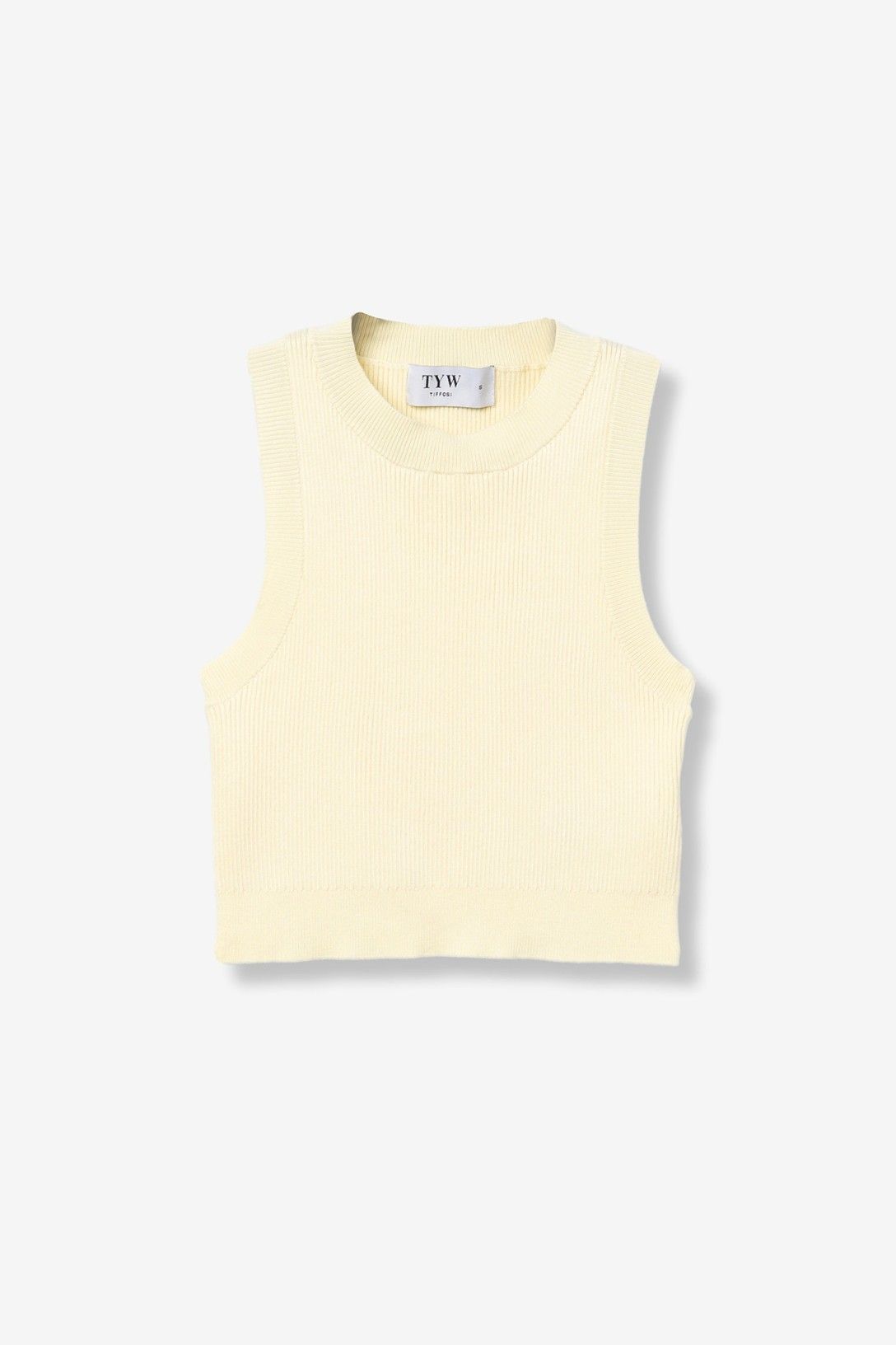 Top Canelado - Amarelo