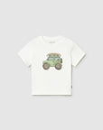 T-shirt com Aplicações - Branco
