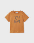 T-shirt com Estampado - Camel