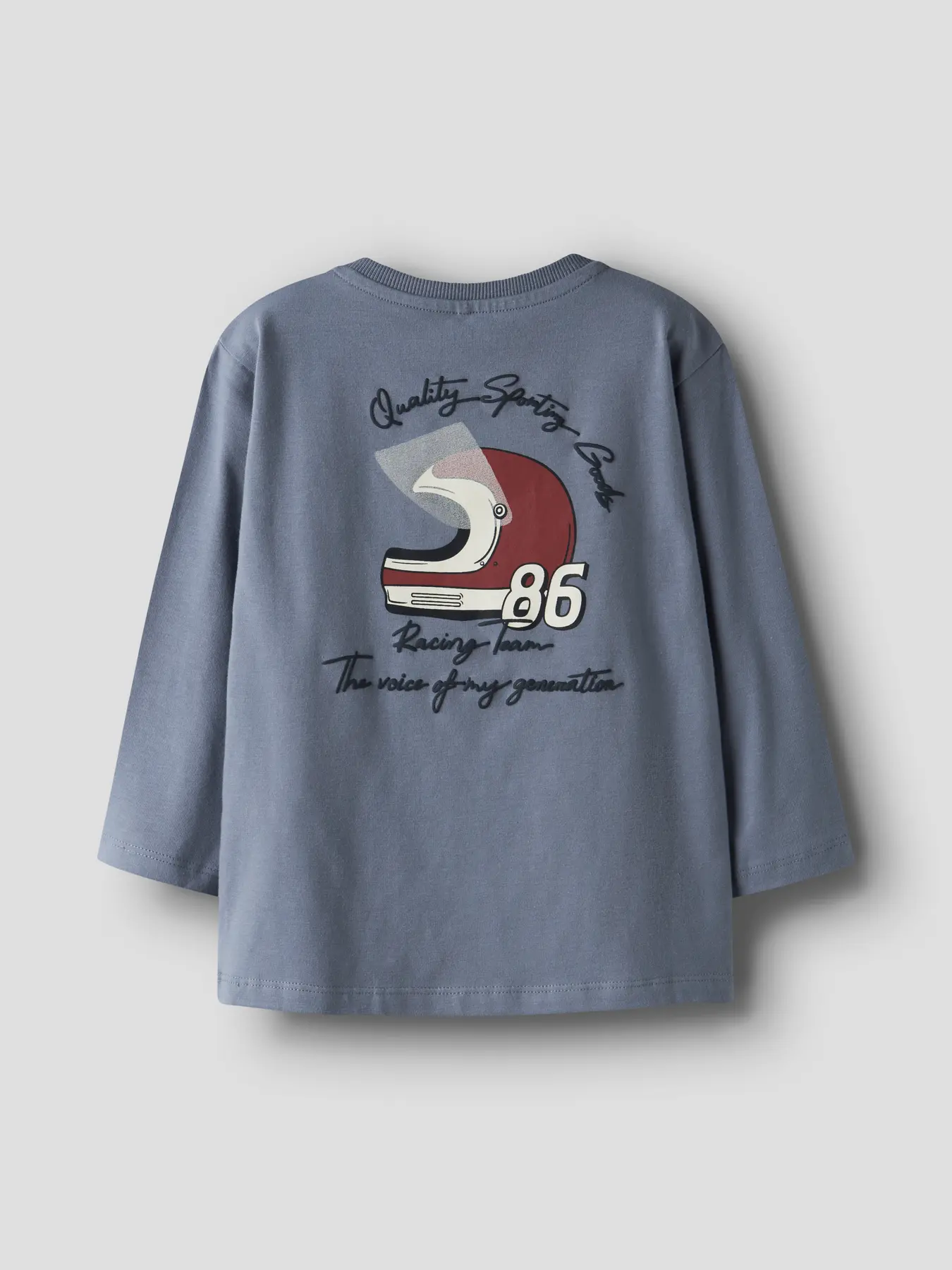 Camisola de Manga Comprida - Azul Médio