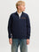 Sweat com Fecho - Marinho