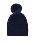 Gorro Com Pompom - Marinho