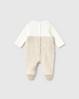 Babygrow com Pé - Bege