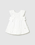 Vestido Bordado - Branco