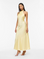 Vestido de Cetim - Amarelo