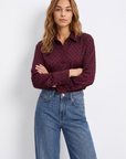 Camisola de Manga Comprida - Bordo