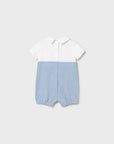 Babygrow de Calção - Azul Claro