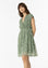 Vestido Curto Estampado Floral - Verde