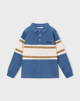 Polo Combinado - Azul Médio