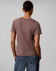 T-shirt com Logo - Bege