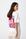 T-shirt com Estampado Traseiro - Branco