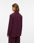 Blazer Oversize - Bordo