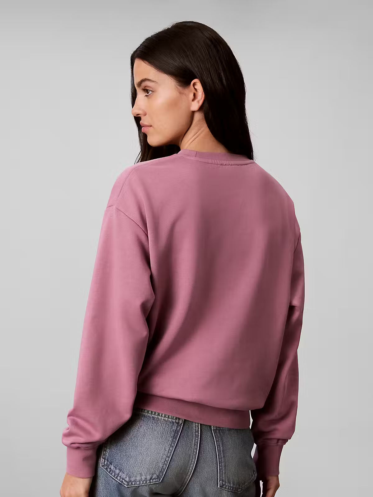 Sweat com Logo - Rosa