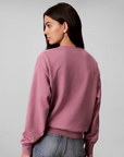 Sweat com Logo - Rosa