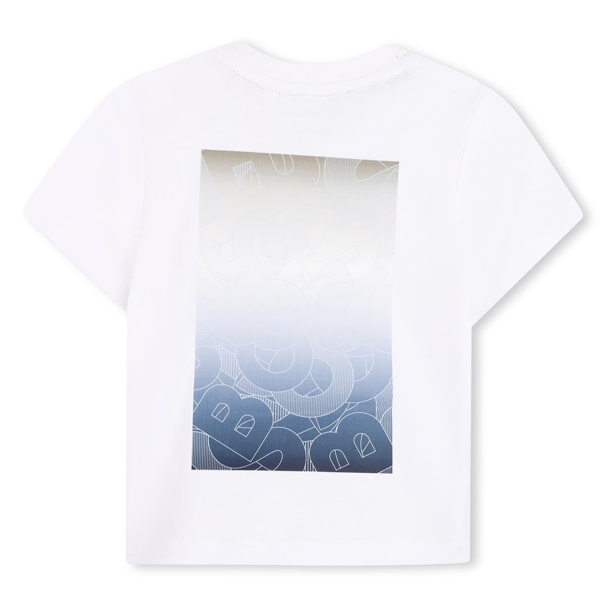 T-shirt com Estampado Traseiro - Branco