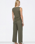 Calças Wide Leg - Verde