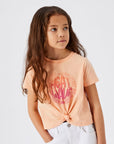 T-shirt Cropped - Laranja