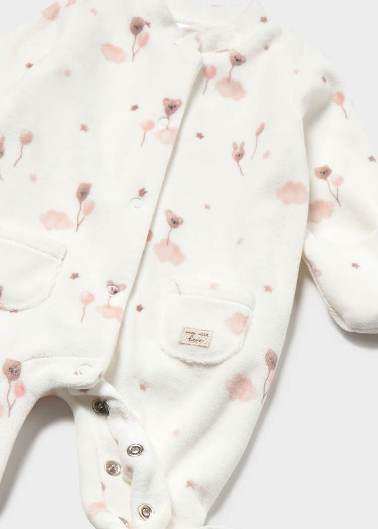 Babygrow com Pé - Crú