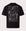 T-shirt com Estampado Traseiro - Preto