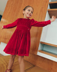 Vestido de Veludo - Vermelho